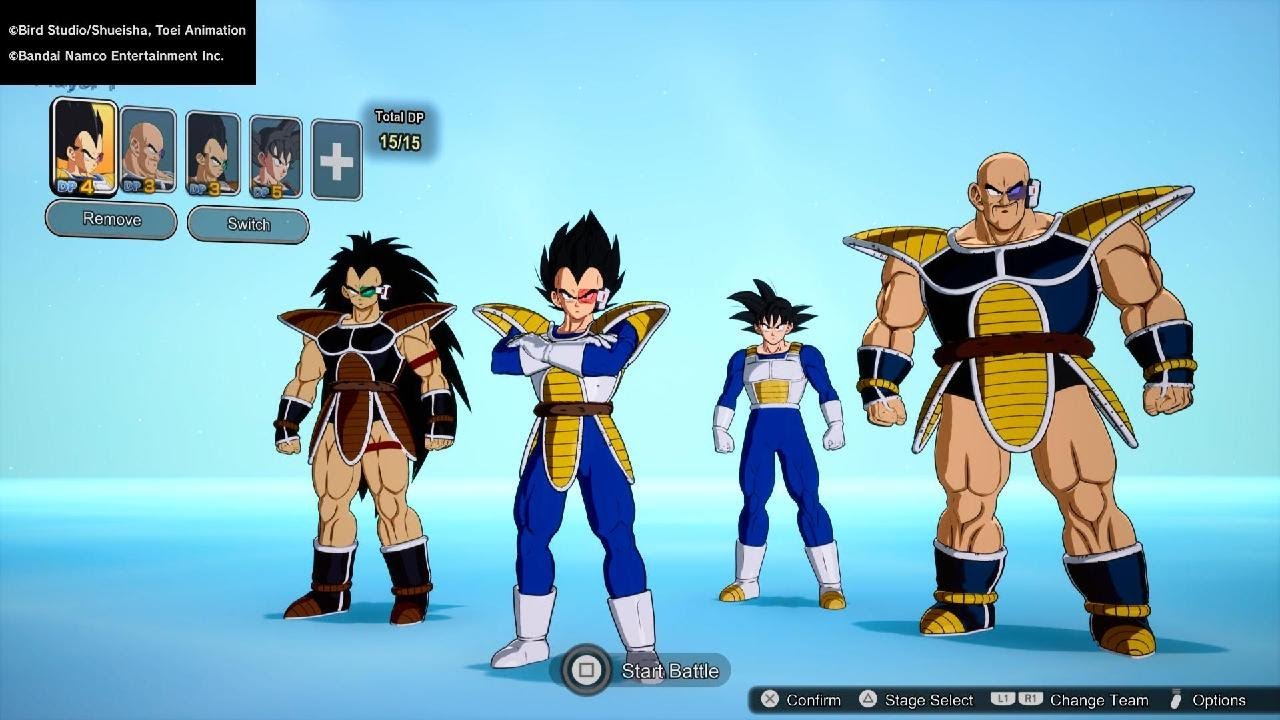 DRAGON BALL: Sparking! ZERO The Saiyan Worriors