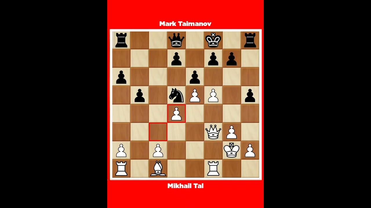 Mikhail Tal vs Mark Taimanov √ Ch URS Riga Latvia, 1958.
