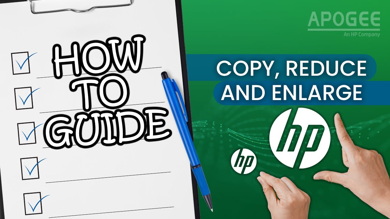 Copy, Reduce and Enlarge | Apogee Corporation | Printing Management | HP Multi-Function | Apogee HP
