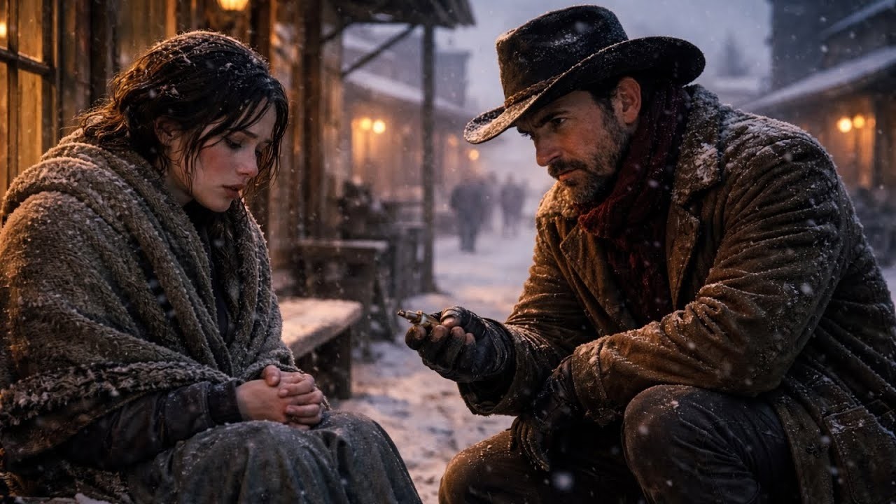 She Lost All Hope on Christmas — Until a Cowboy Bent Down and Said, You're Never Carrying This Alone