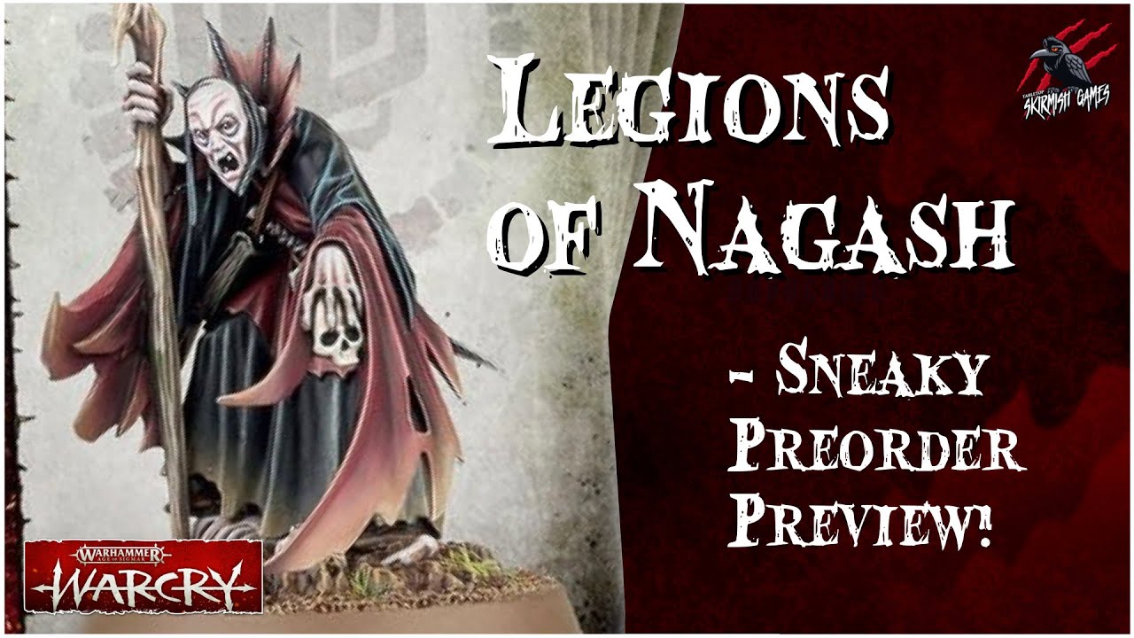 NEW WARCRY LEGIONS OF NAGASH - Preorder Now - Warhammer Warcry Warband