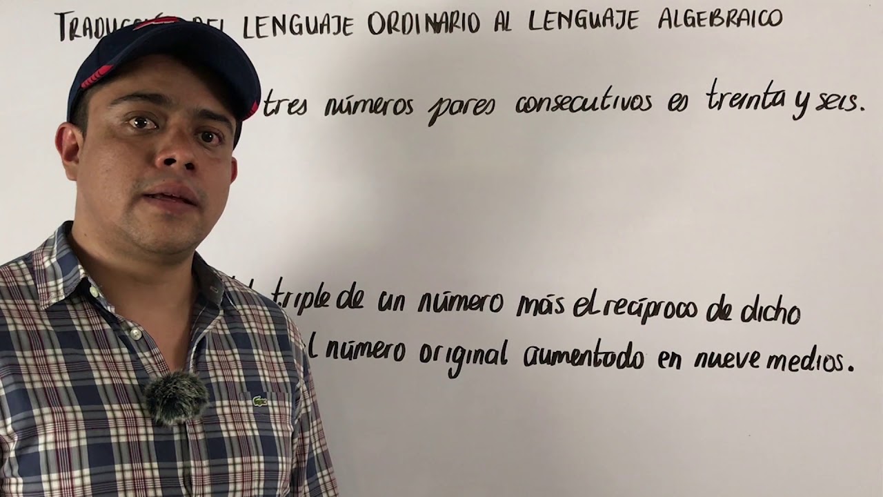 Traducción del lenguaje ordinario al algebraico y viceversa | TOX educación