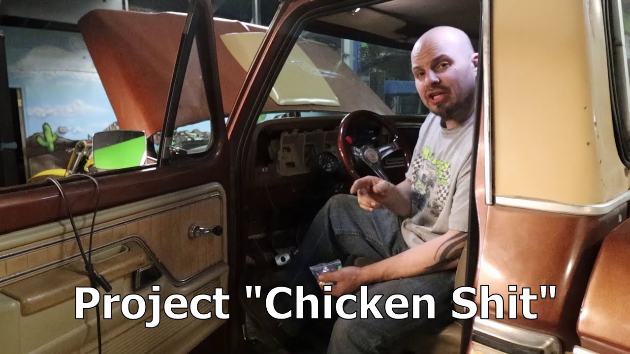 F100 Gauge Cluster LED light upgrade kit In Project Chicken Sh*t