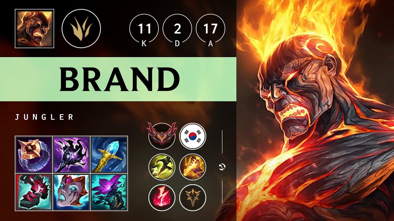 Brand Jungle vs Sylas - KR Grandmaster Patch 25.19