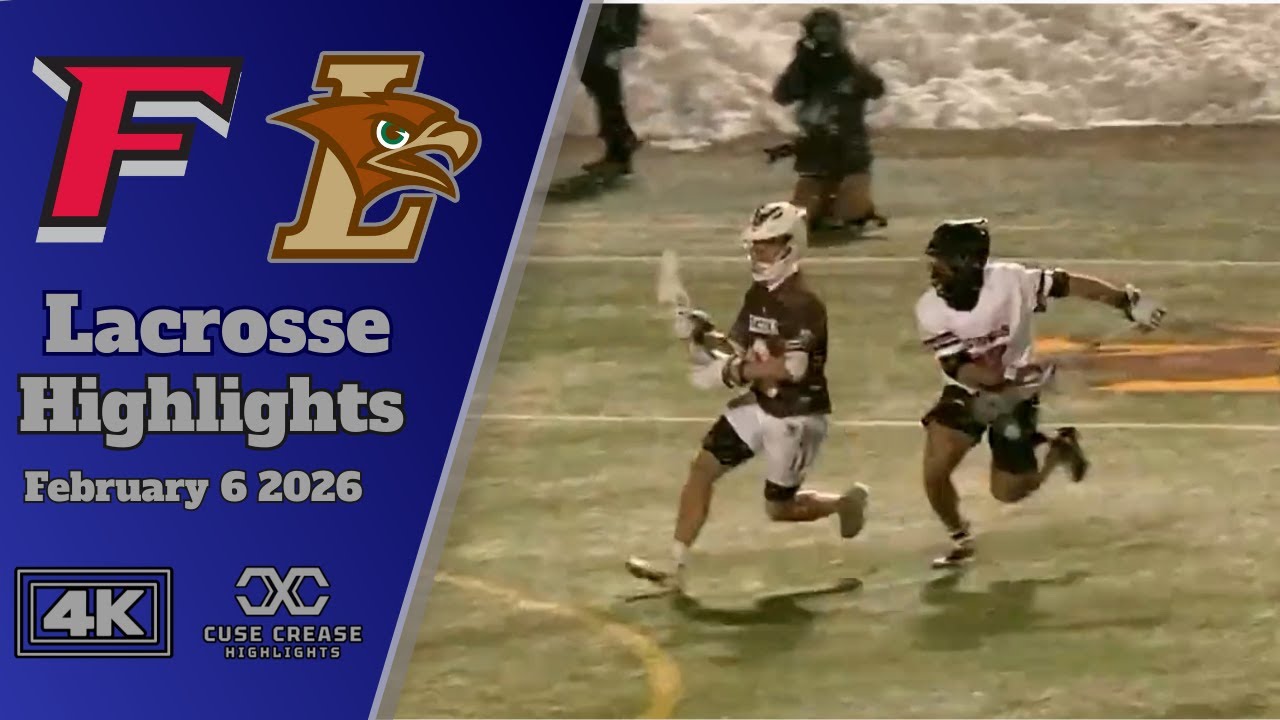 Fairfield vs Lehigh | 2026 4K Lacrosse Highlights