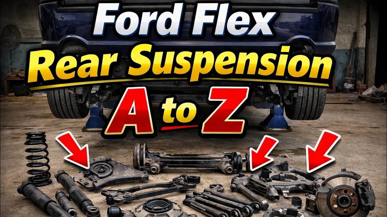 Ford Flex Rear Suspension A to Z Repair | Complete Suspension Work Step by Step | #automobile #ford 