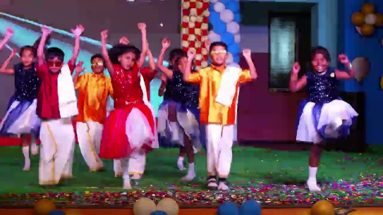 Arabic Kuthu Dance By Nursery & LKG Students | 57th Annual Day Celebrations | Nirmala E.M.H School