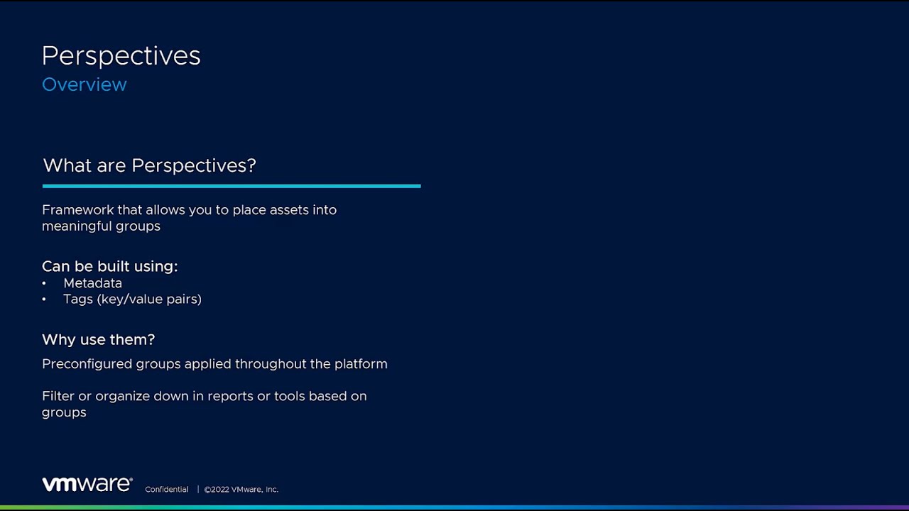 What's New with Perspectives - VMware Aria Cost powered by CloudHealth