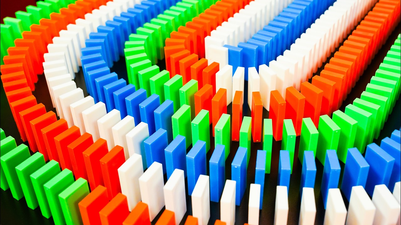 10 Minutes of the Most SATISFYING Domino Falldowns!