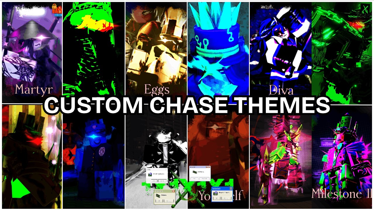 EVERY 1X1X1X1 SKIN WITH A CUSTOM CHASE THEME | Roblox Forsaken