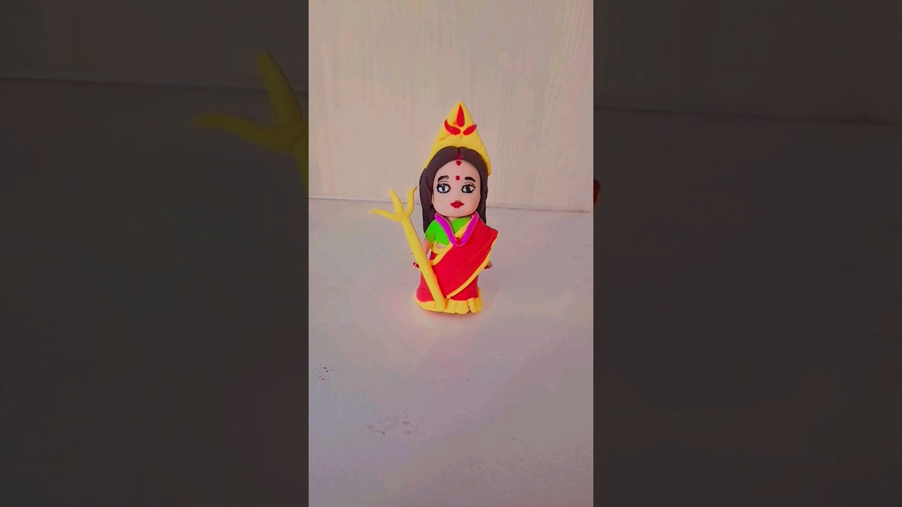 Doll makeover to Durga Maa 😱🙏//part 1#shorts #youtubeshorts #diy #navratri #durgamaa