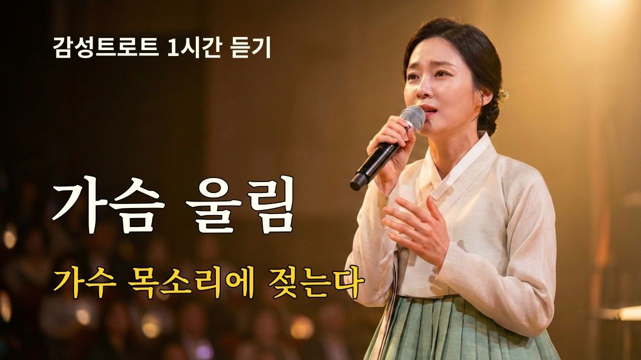 감성 트로트 8곡｜1시간 연속 듣기