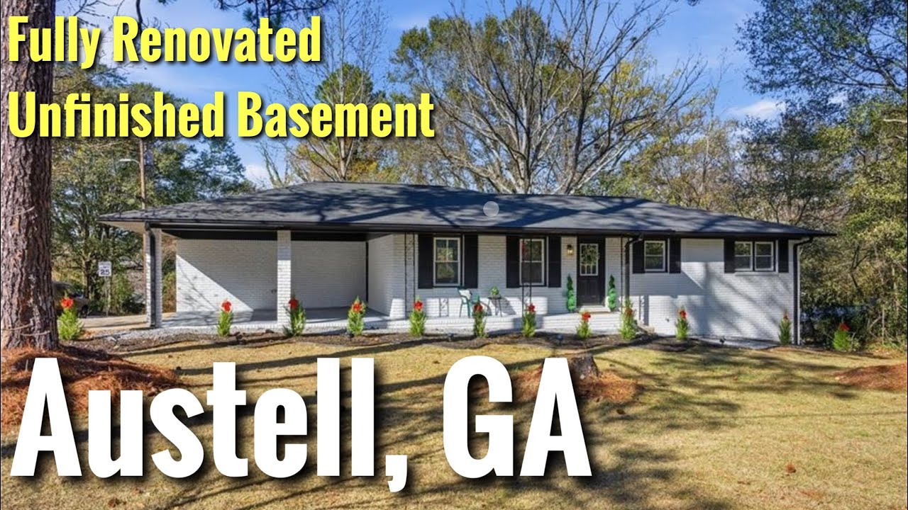 Move-In Ready Austell Home With Modern Updates and an Unfinished Basement