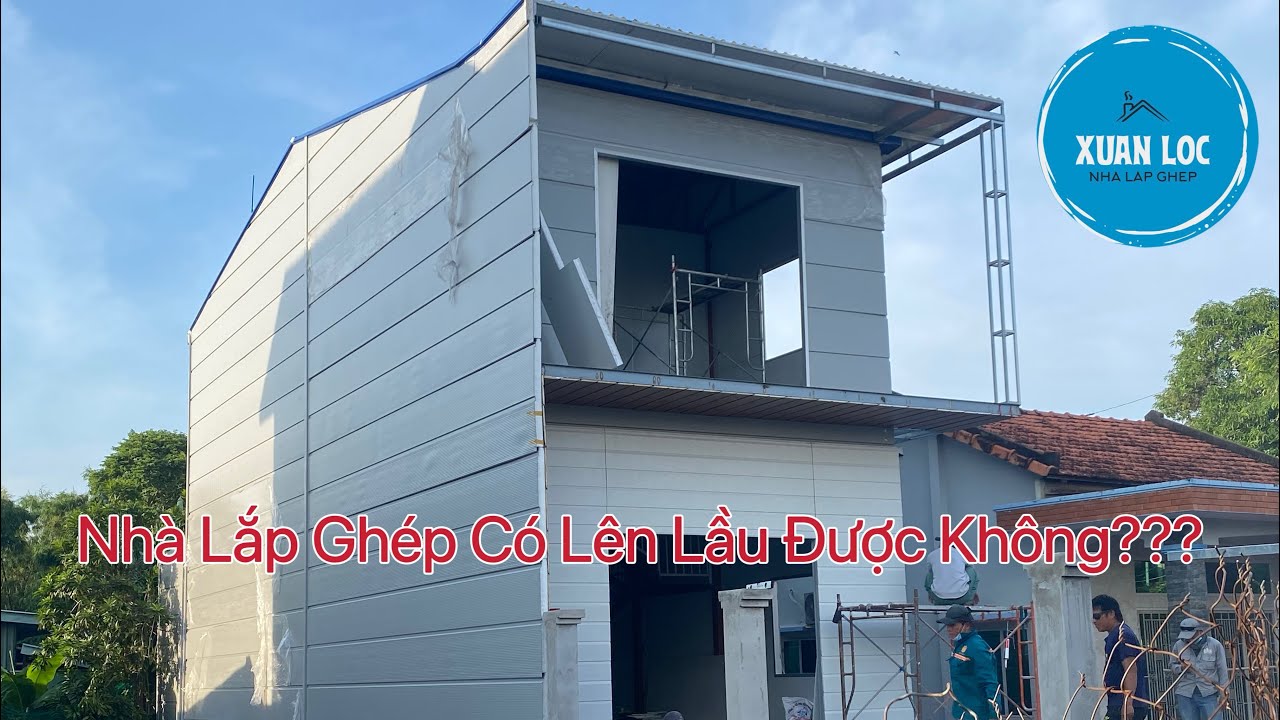 Review : Nhà Lắp Ghép 1 Trệt 1 Lầu Tại Thuận An Bình Dương || NhaLapGhepXuanLoc