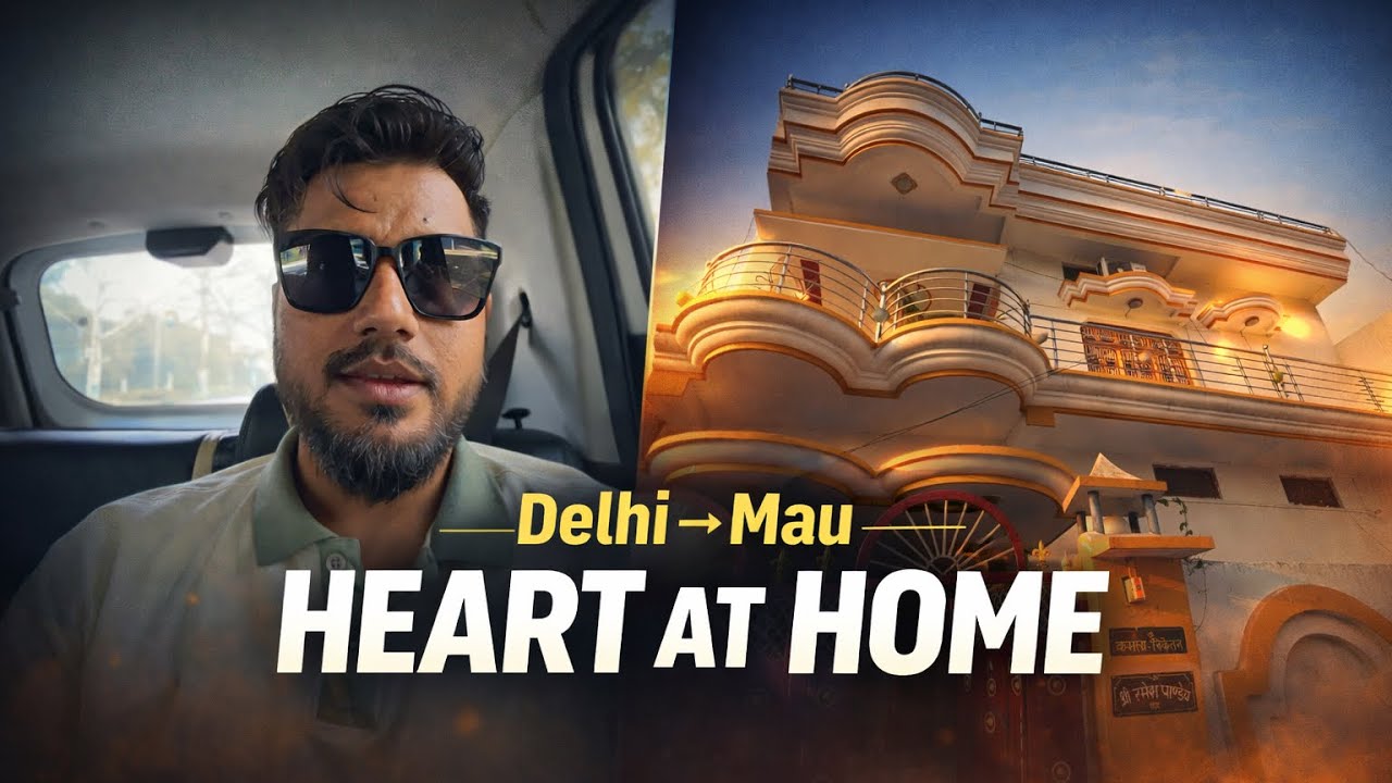Back to My Roots: Delhi to Mau Travel Vlog 🚆 ❤️ #vlogs 