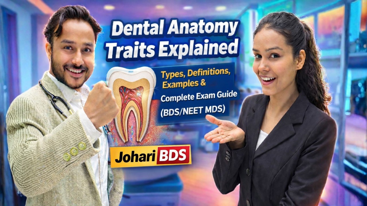 “Traits in Dental Anatomy Explained | Types & Basic Concepts”