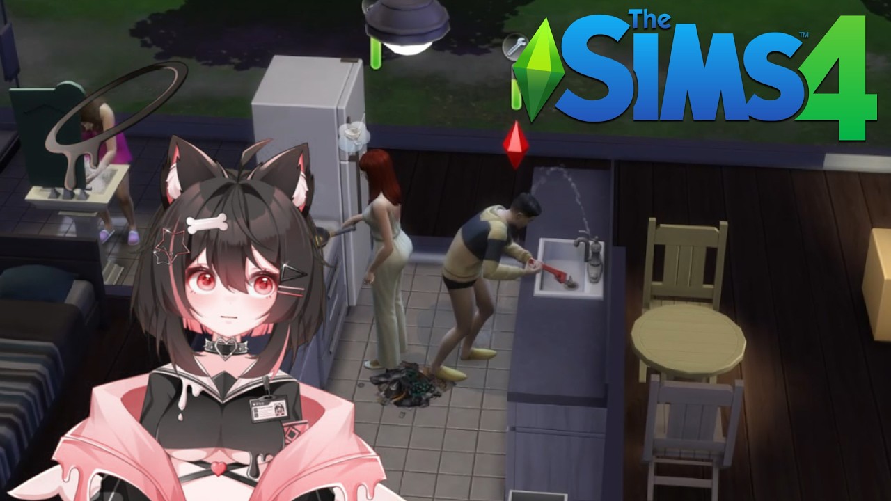 Sims 4 со зрителями #4 - Ооочень много поломок #стрим #sims4