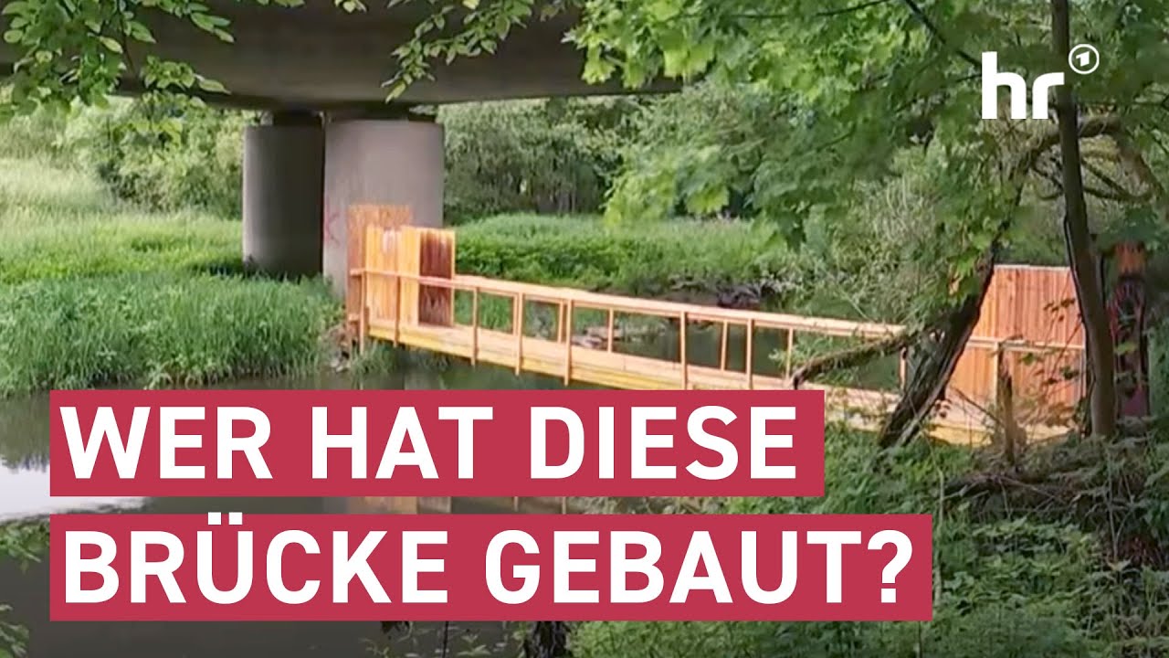Mysteriöse Brücke über der Lahn | maintower