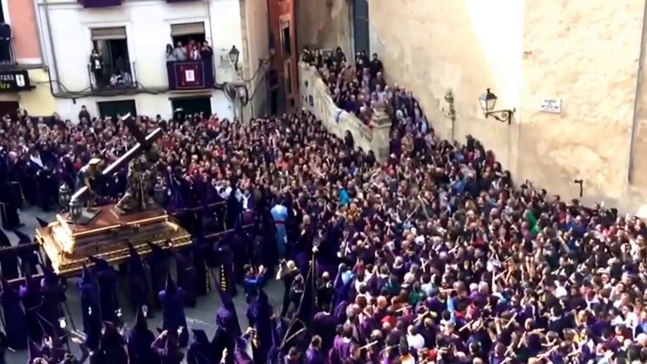 Turbas 2017 Miserere Cuenca. Procesión Camino del Calvario. Viernes Santo.