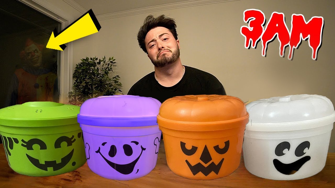 DO NOT ORDER EVERY HALLOWEEN HAPPY MEAL FROM MCDONALDS AT 3 AM!! (GROSS)
