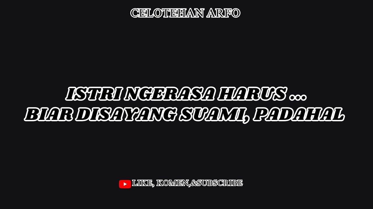 ISTRI NGERASA HARUS....SAMPE SAKIT⁉️ BIAR DISAYANG MAS.. PADAHAL⁉️|ASMR HUSBAND 