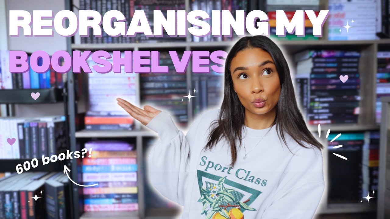huge bookshelf reorganisation ✨📚 & my 2025 tbr cart