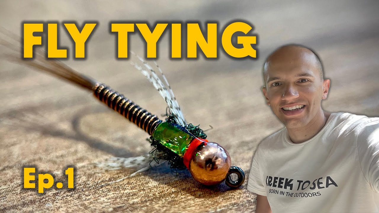 Fly Tying Ep.1 How to tie best trout nymph copper john variant dressing pattern nymphs for trouts