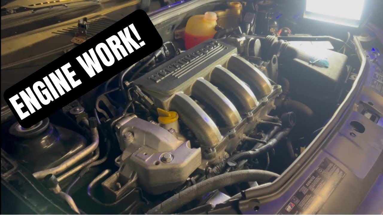 Замена ремня ГРМ и фазовращателя на Clio 182
