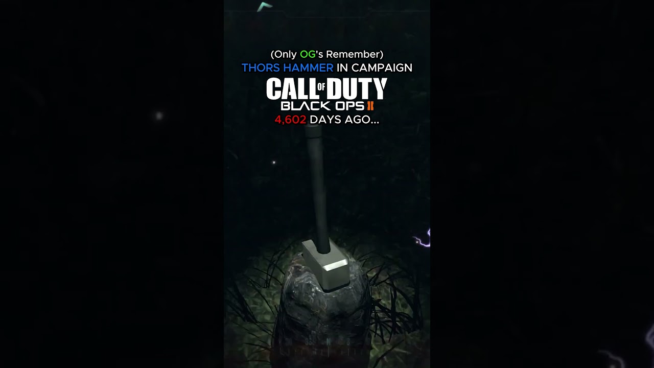 Thors Hammer in Black Ops 2! #BO2 #EasterEgg #Nostalgia