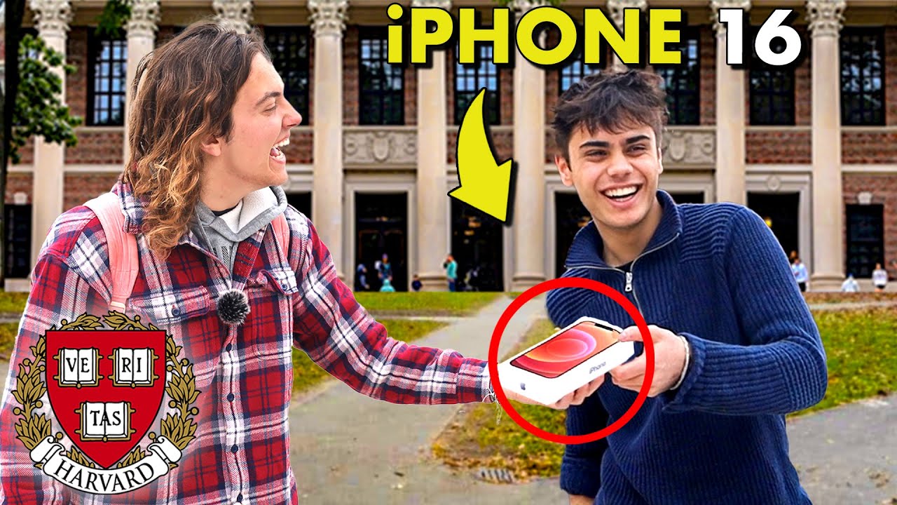 Подарю студентам Гарварда iPhone 16, если они ответят на этот вопрос