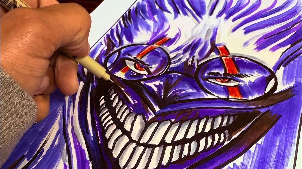 DRAWING DAN DA DAN IN ALCOHOL MARKERS! 