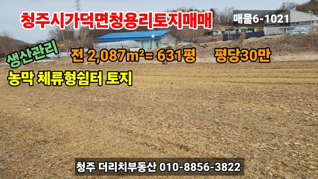 청주시상당구가덕면청용리토지매매