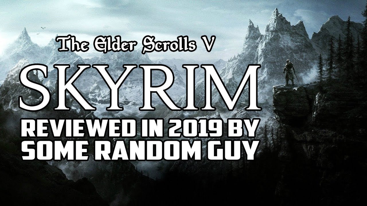 The Worst Skyrim Review On YouTube