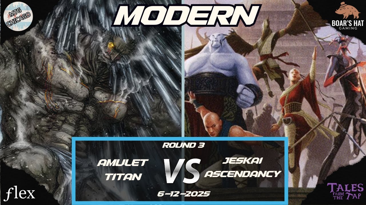 Amulet Titan VS Jeskai Ascendancy   [MTG Modern Round 3]