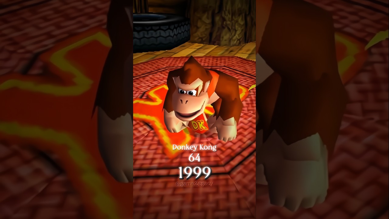 Evolution of Donkey Kong from Donkey Kong 3D