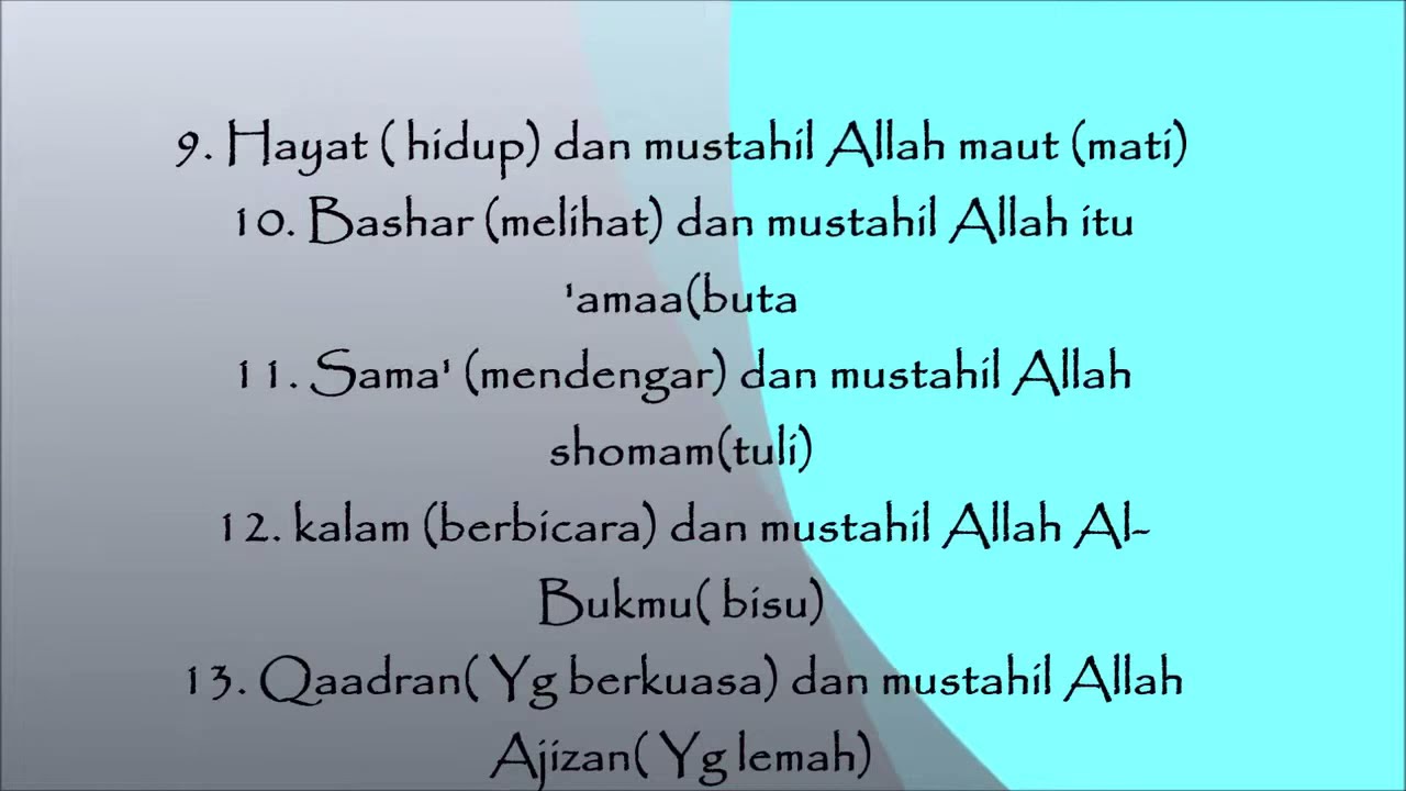 Materi PAI - Konsep Ketuhanan Dalam Islam