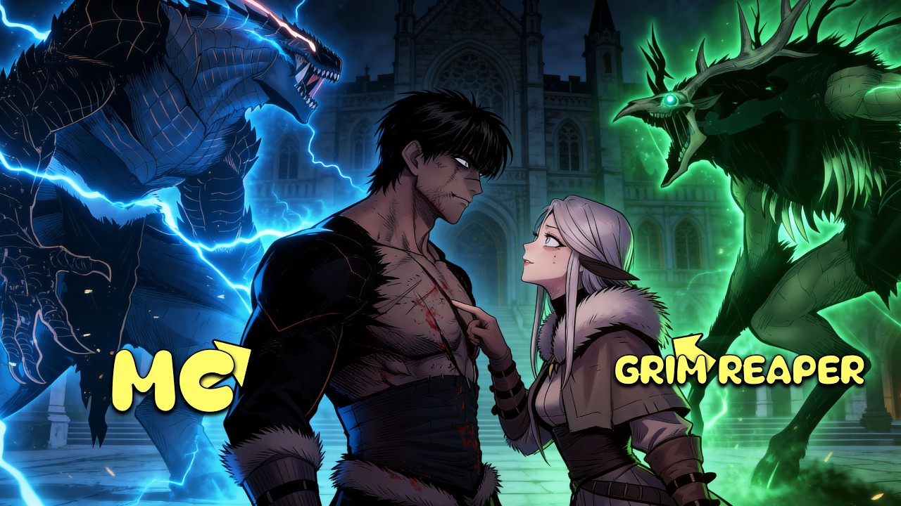 He Becomes a Black Dragon to Fight and Save the Controlled Reaper Maiden~Manhwa Recap