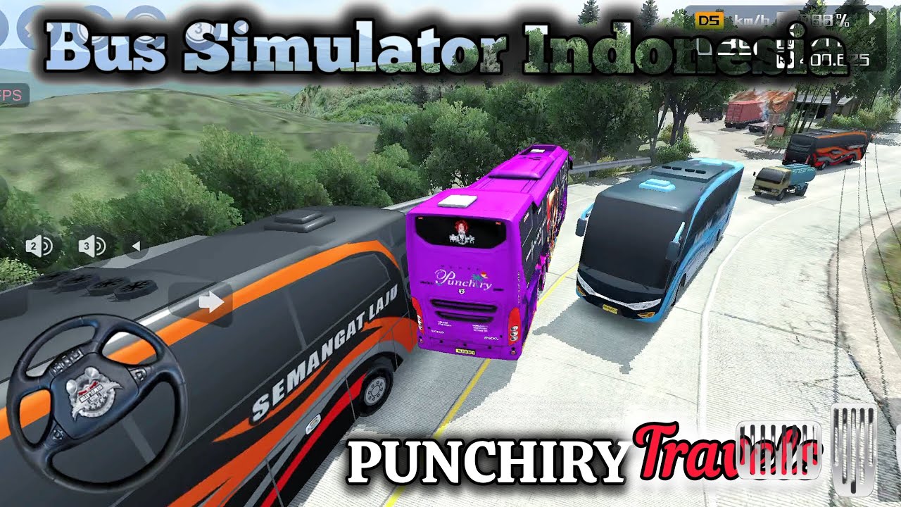 Punchiry Travels Volvo 9600s Bus Simulator Indonesia #gaming 