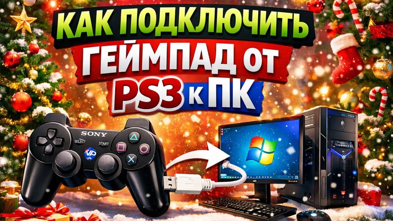 КАК ЗАСТАВИТЬ PS3 ГЕЙМПАД РАБОТАТЬ НА ПК?!