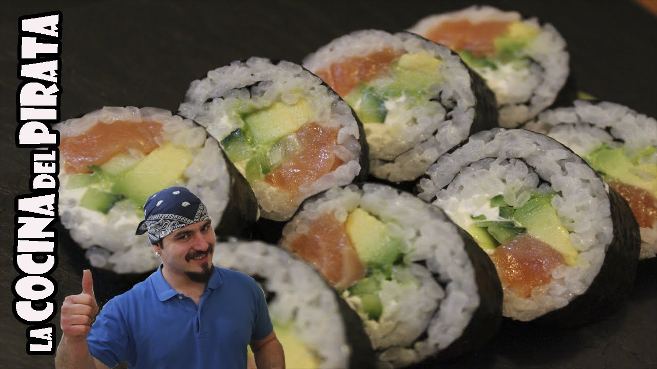 Como Hacer Makis de Salmón y Aguacate