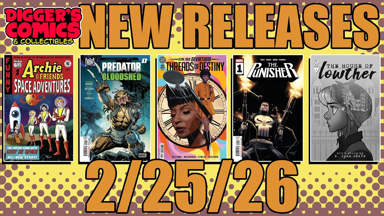 New Comic Book Releases for 2-25-2026!