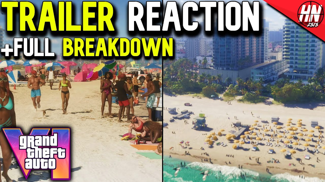 GTA 6 TRAILER REACTION & FULL BREAKDOWN