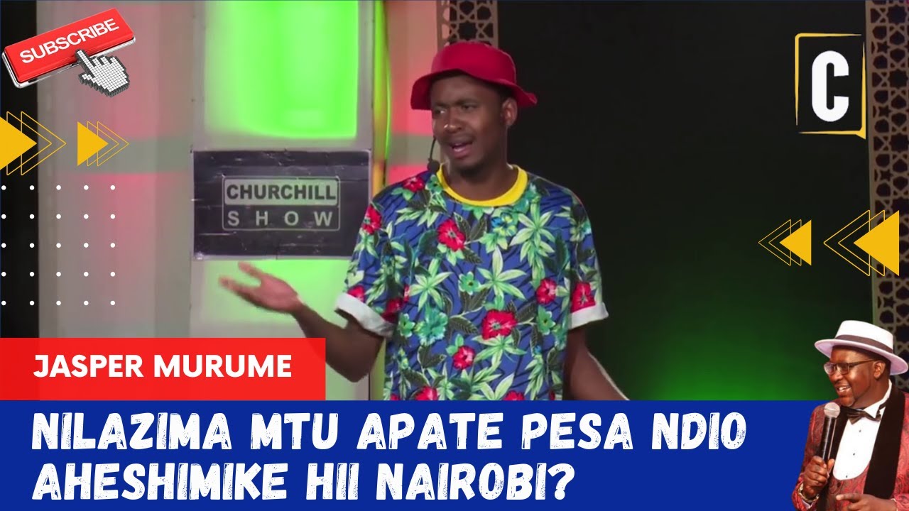 NILAZIMA MTU APATE PESA NDIO AHESHIMIKE HII NAIROBI? BY: JASPER MURUME