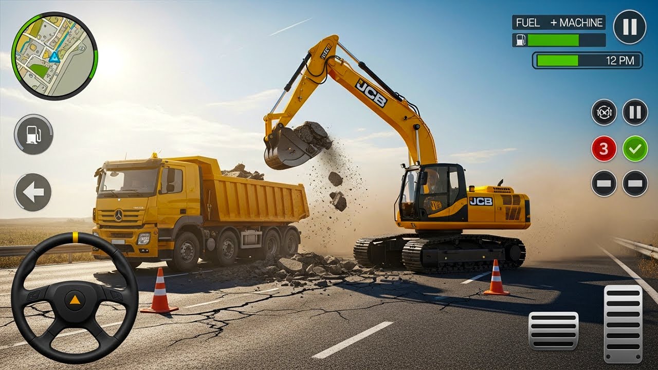 JCB Excavator Simulator - Digging And Trenching - Android Gameplay 