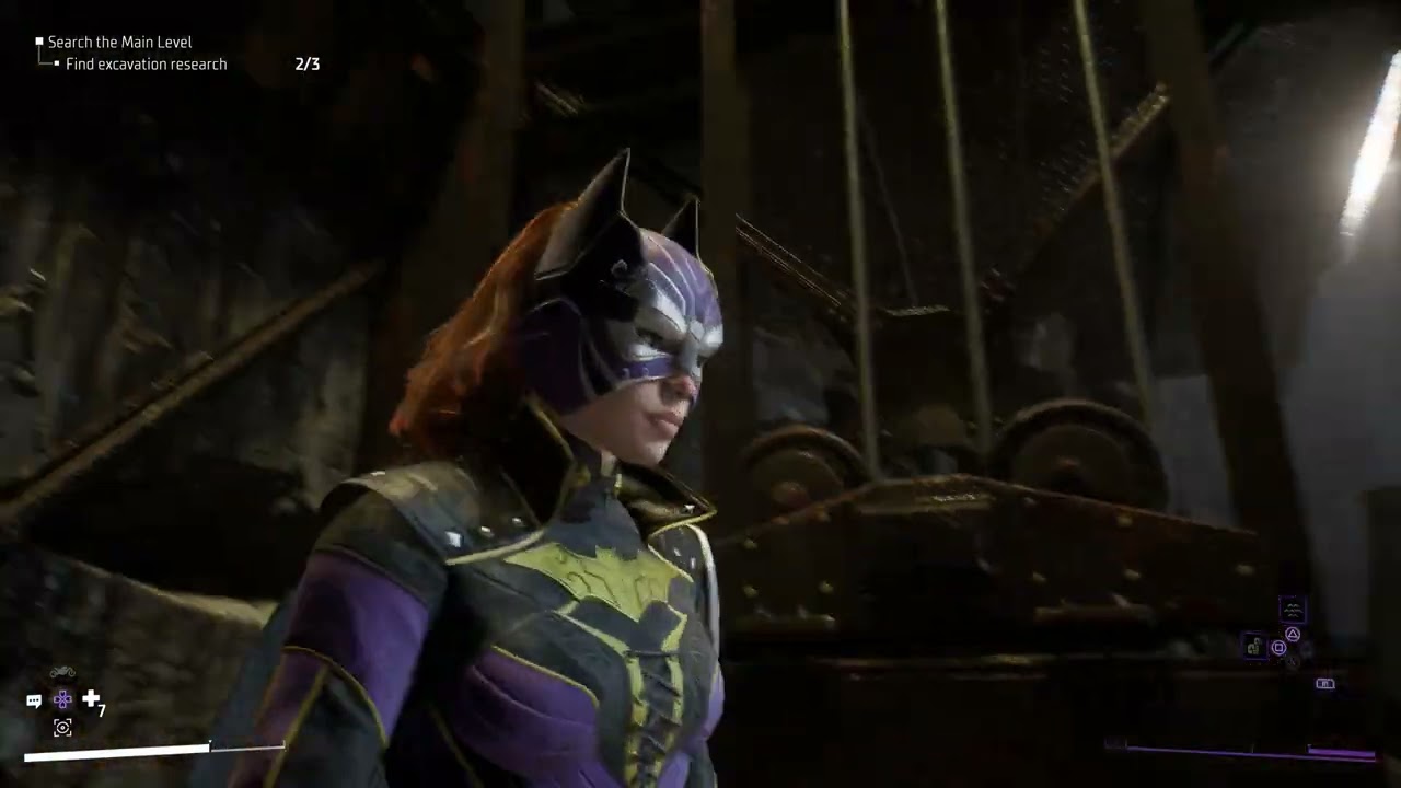 Gotham Knights - 3.2 Chelsea Tunnel: Find Excavation Research 3/3 Reach The Main Level Gameplay