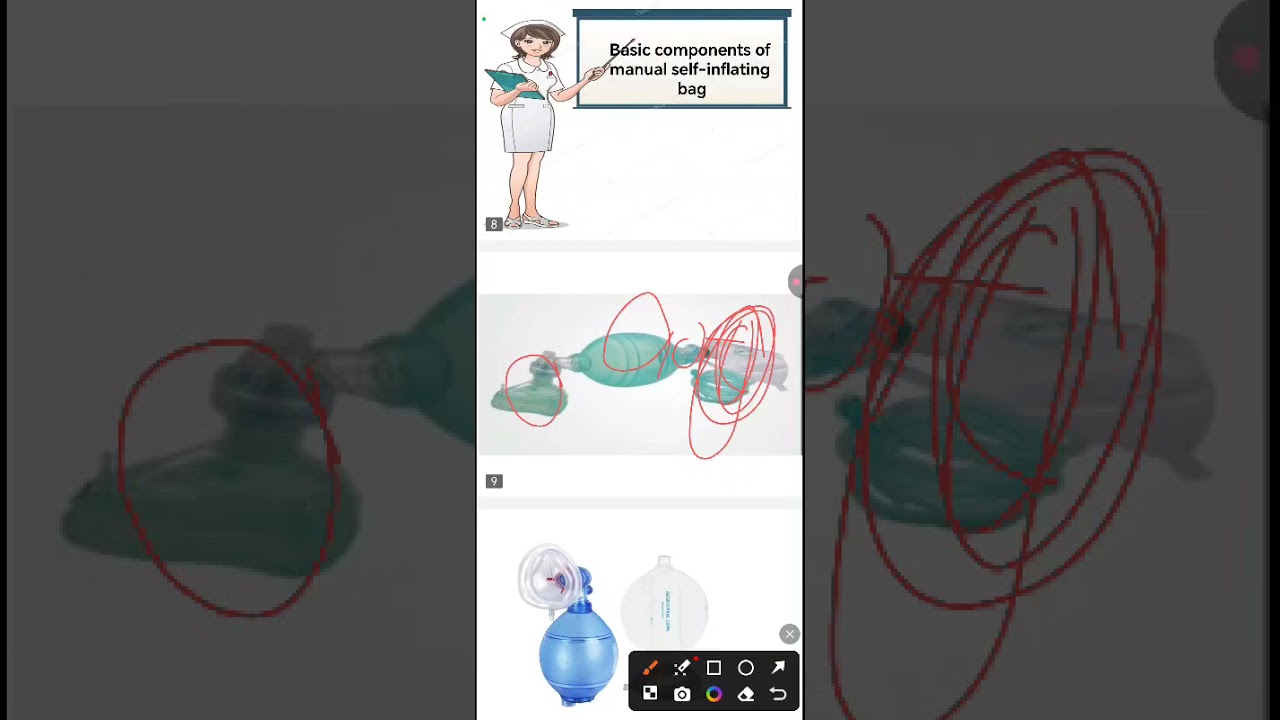 شرح بروسيجر Manual Resuscitation Bag(MRB) 
