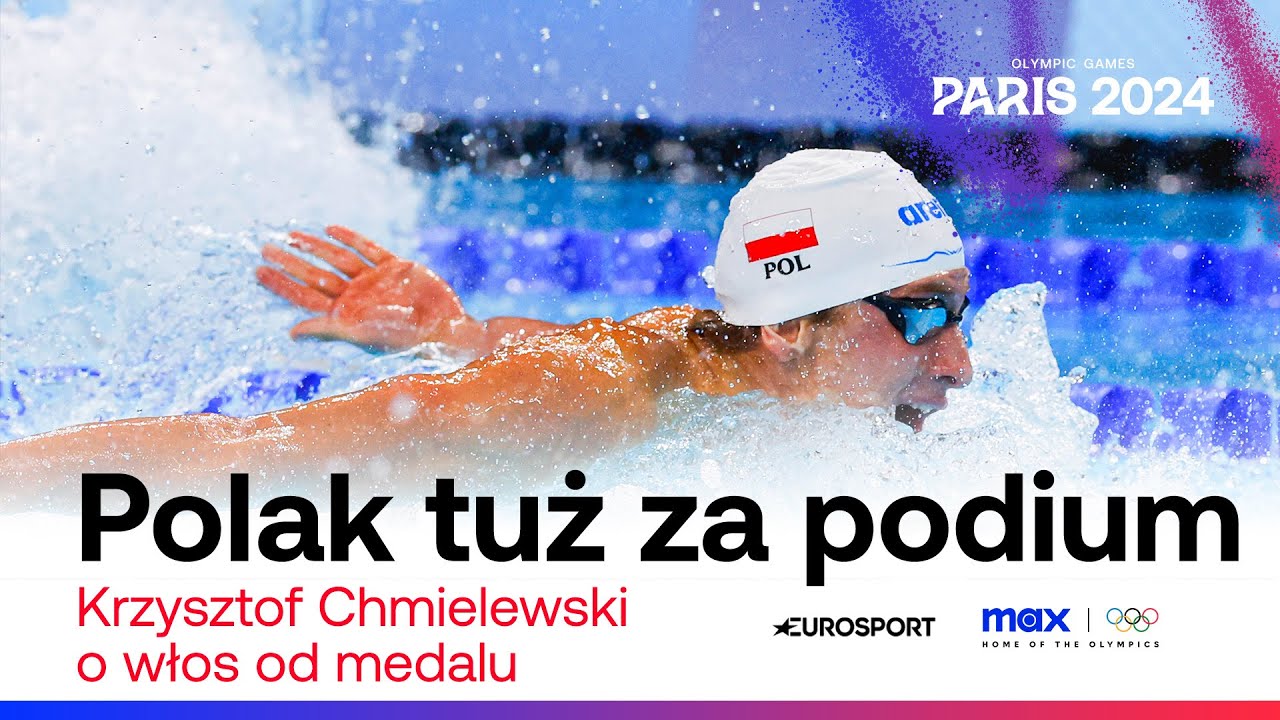 Krzysztof Chmielewski 4️⃣ w pływaniu na 200m stylem motylkowym #Paris2024