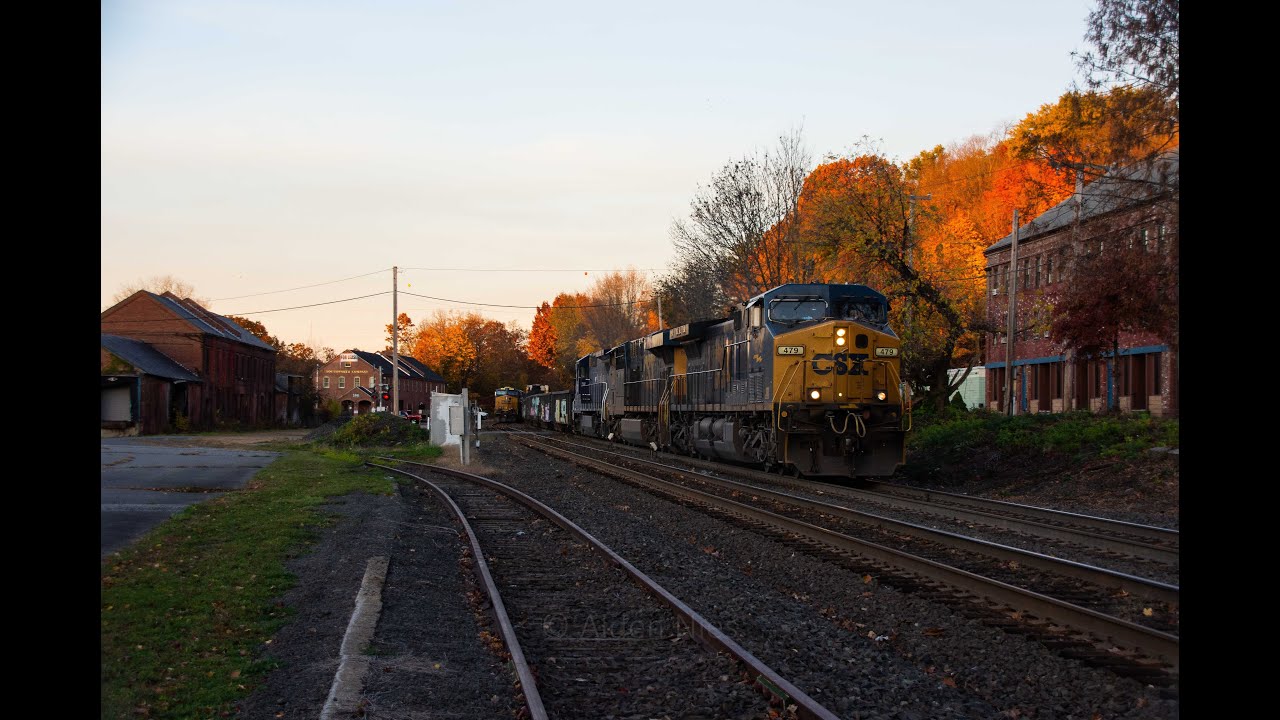End of The Year Highlights on CSX's Boston & Albany | Late 2022