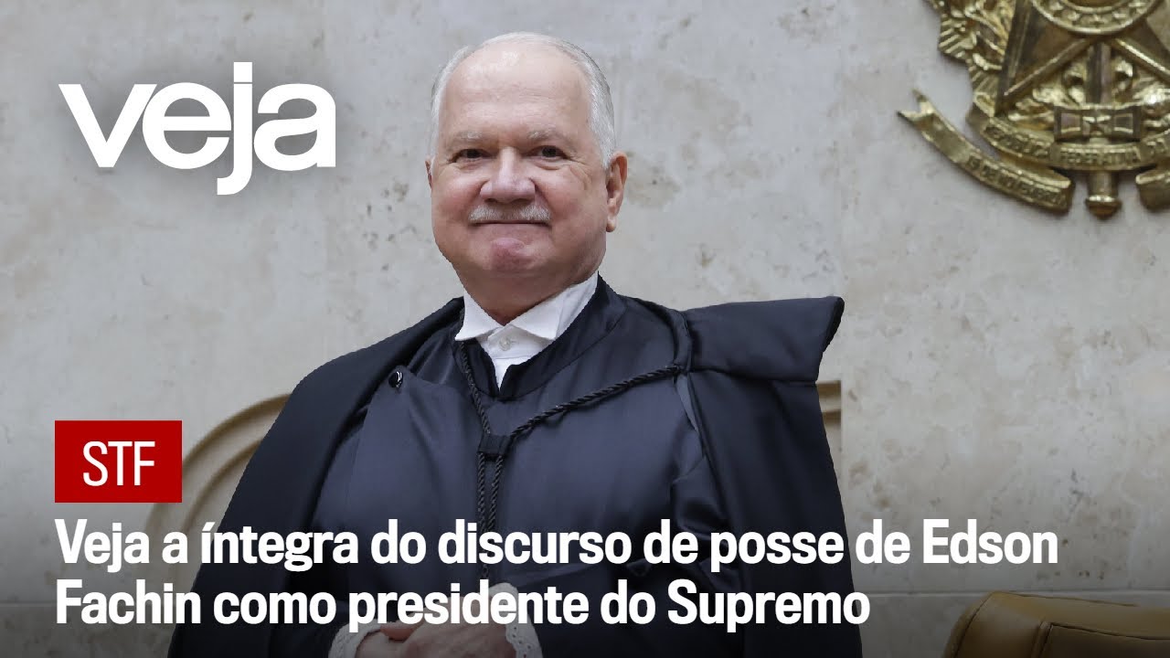 Veja a íntegra do discurso de posse de Edson Fachin como presidente do STF