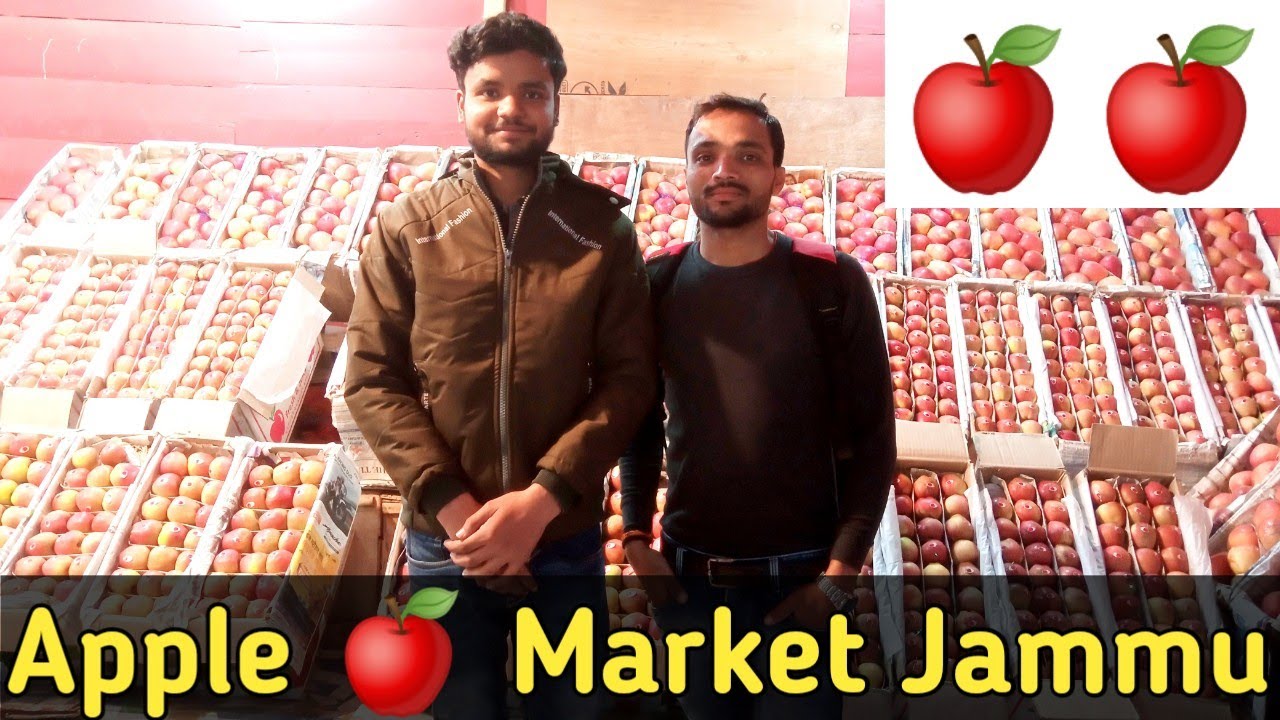सेव 🍎 मार्केट जम्मू।Apple Market Jammu। Kashmiri sev।Jammu Kashmir। Kashmir Apple। Jammu Market Vlog